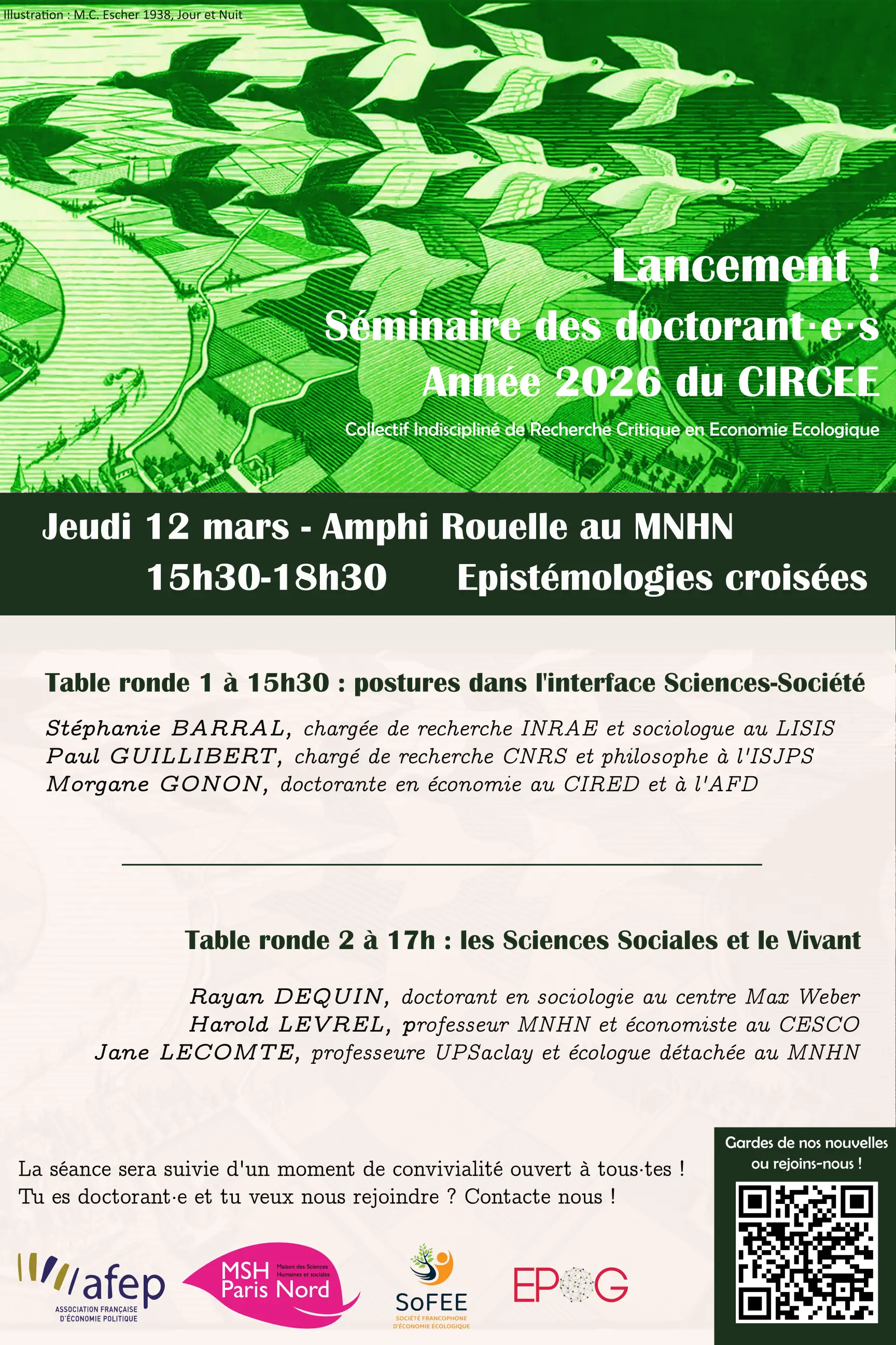 Poster de la séance de lancement CIRCEE 2026
