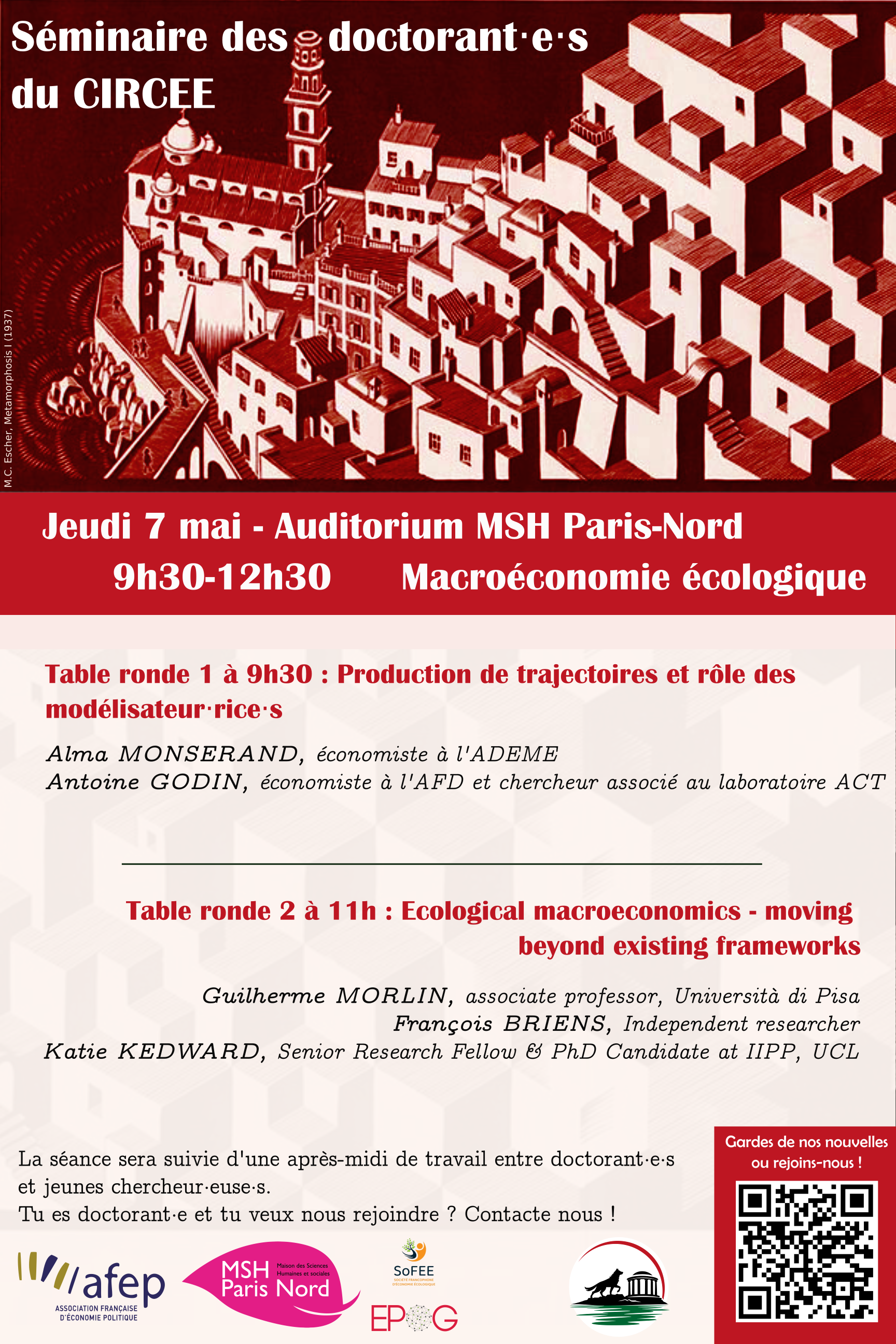 Poster de la séance de modélo CIRCEE 2026